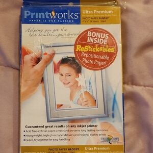 Ultra Premium Glossy Photo Paper - White (Pack)